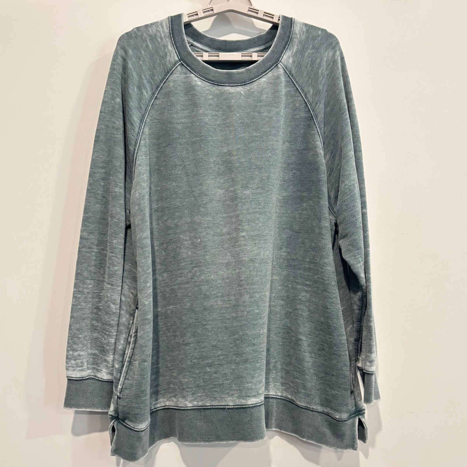 Free People Movement Women Sweatshirt Oversize Medium Acid Wash Loungewear 21065